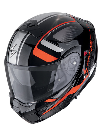 SCORPION EXO-930 EVO ARDENS GLOSSY METAL/BLACK-RED