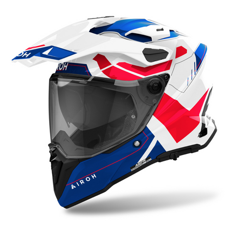 Kask Airoh Commander 2 Reveal Blue/Red Gloss 