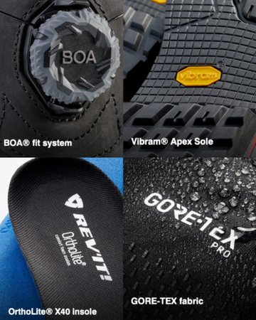 BUTY REV'IT Expedition GTX BLACK