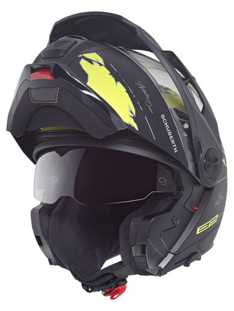 SCHUBERTH E2 ATLAS YELLOW + INTERKOM SC2
