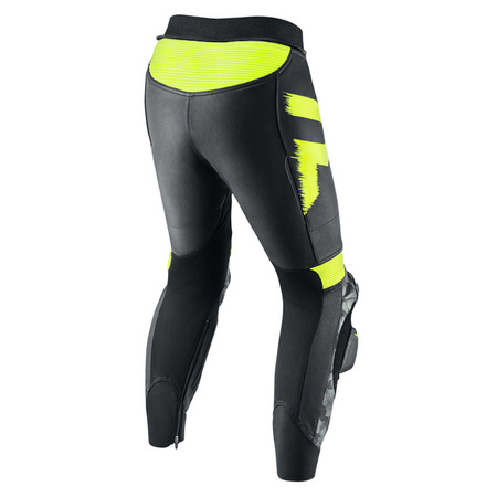Spodnie Skórzane Rebelhorn Rebel Black/Flo Yellow