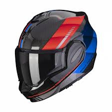 SCORPION EXO-TECH EVO CARBON GENUS BLACK-BLUE-RED
