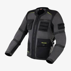 Kurtka REBELHORN BRUTALE DARK GREY/BLACK/FLUO YELLOW