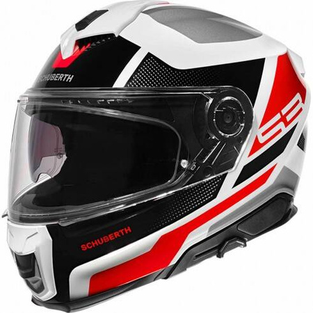 SCHUBERTH S3 DAYTONA RED + INTERKOM SC2
