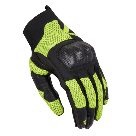 Rękawice Skórzane Rebelhorn Gap III Black/Fluo Yellow