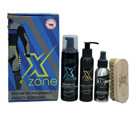 Zestaw do pielęgnacji odzieży skórzanej Xzone MEN STRONG