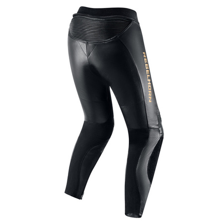  Spodnie Skórzane Rebelhorn Rebel Lady Black/Gold