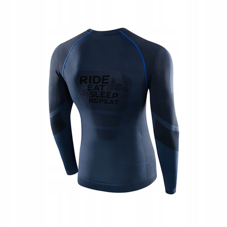 REBELHORN FREEZE MEN koszulka termoaktywna grey/black