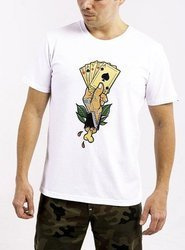 01 DAVCA T-shirt cards white