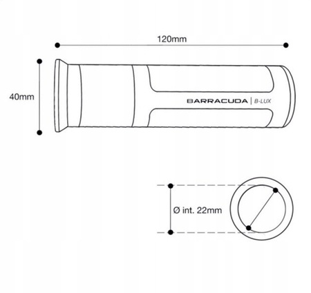 BARRACUDA manetki B-LUX GRIPS GOLD