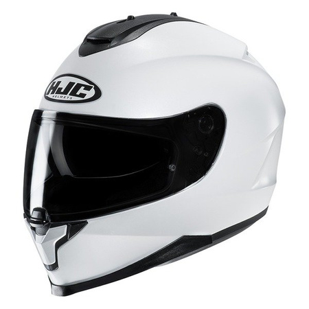 HJC C70 METAL / PEARL WHITE