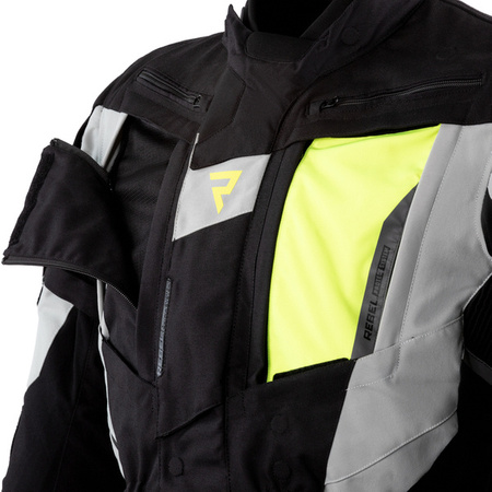 Kurtka Tekstylna Rebelhorn Hardy II Grey/Black/Flo Yellow