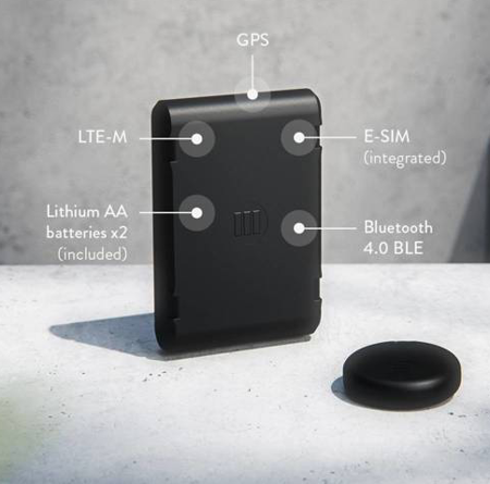 Monimoto 7 GPS zawiera GNSS, LTE-M, Bluetooth