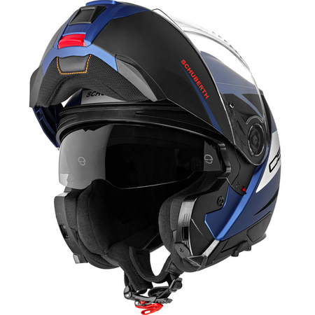 SCHUBERTH C5 ECLIPSE BLUE + INTERKOM SC2!